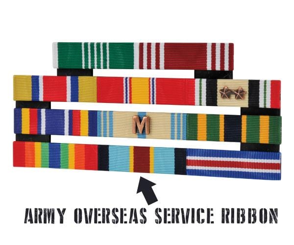 army Overseas Service Ribbon