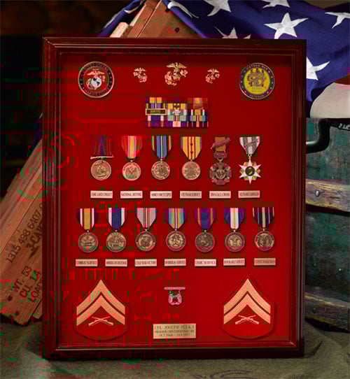 military shadow box
