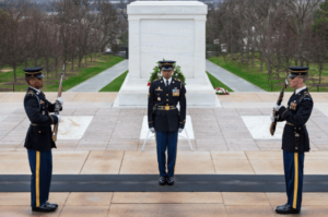 Tomb of the Unknown Soldier Exchange of Guard On Veteran's Day