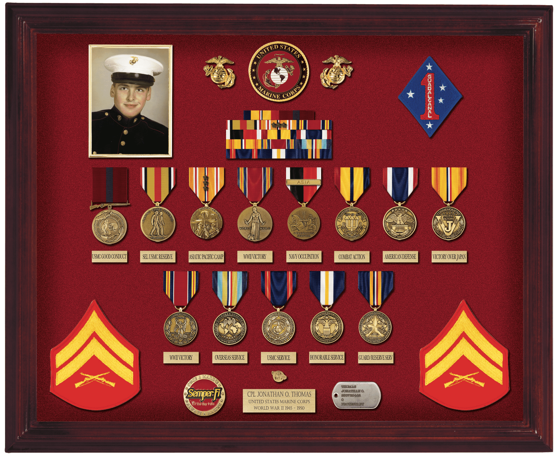 World War II Custom Shadow Boxes by Medals of America