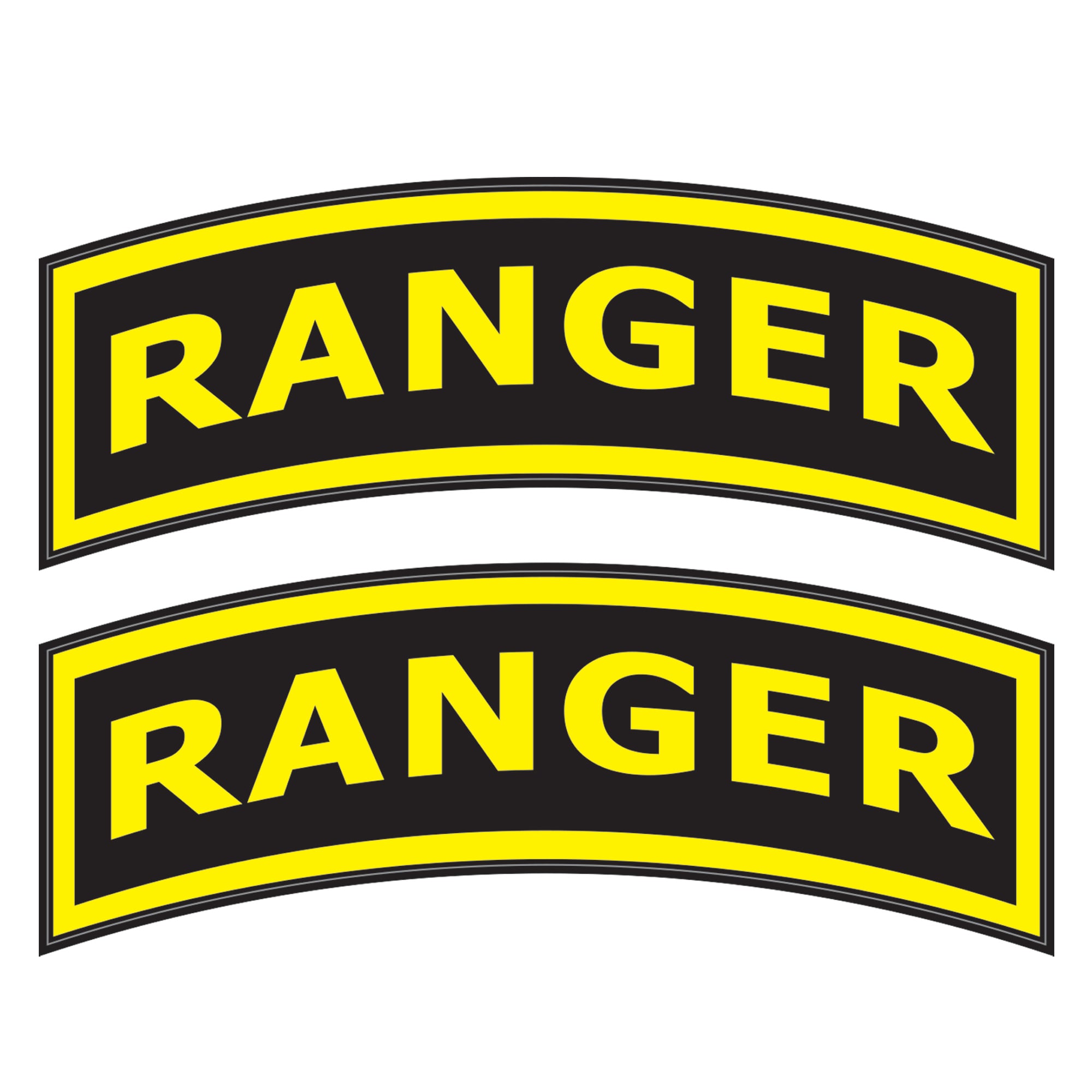 Ranger Tab (Army, Metal) Military Decals