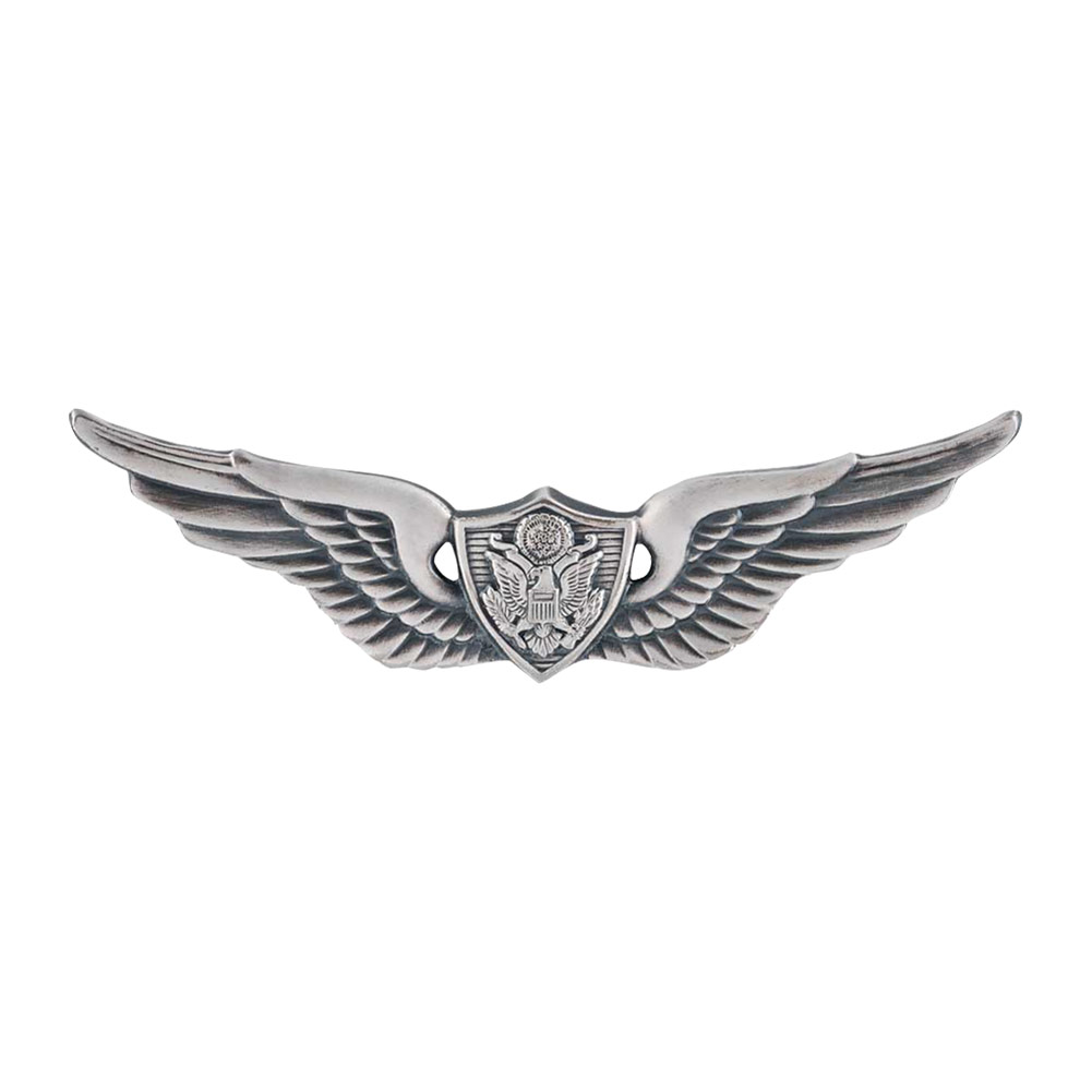 US USA Army Crewman Wings Large Military Hat Lapel Pin 