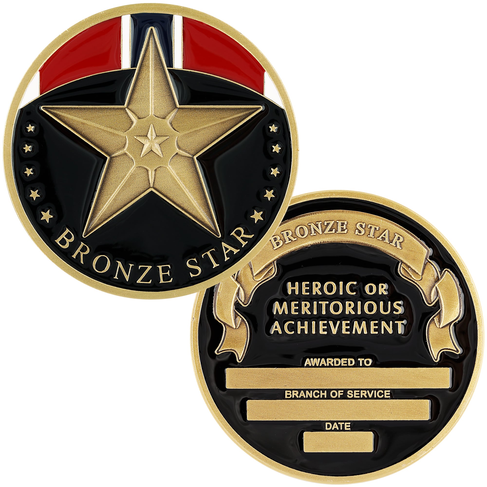 Bronze Star Medal Coin