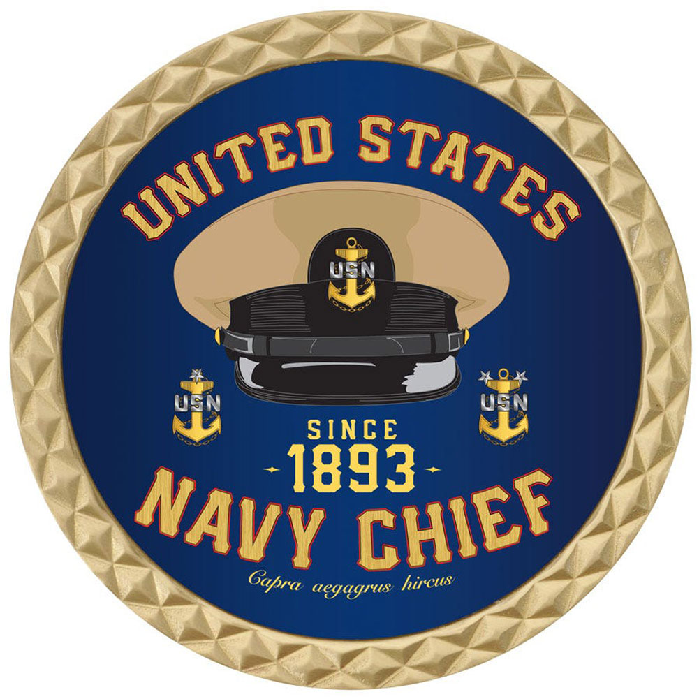 NAVY CHIEFS FORGED FROM THE DECKPLATE LEADER LEADERSHIP CHALLENGE COIN 
