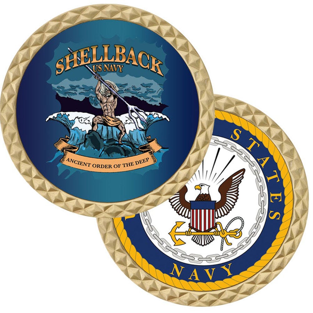Navy Shellback Challenge Coin
