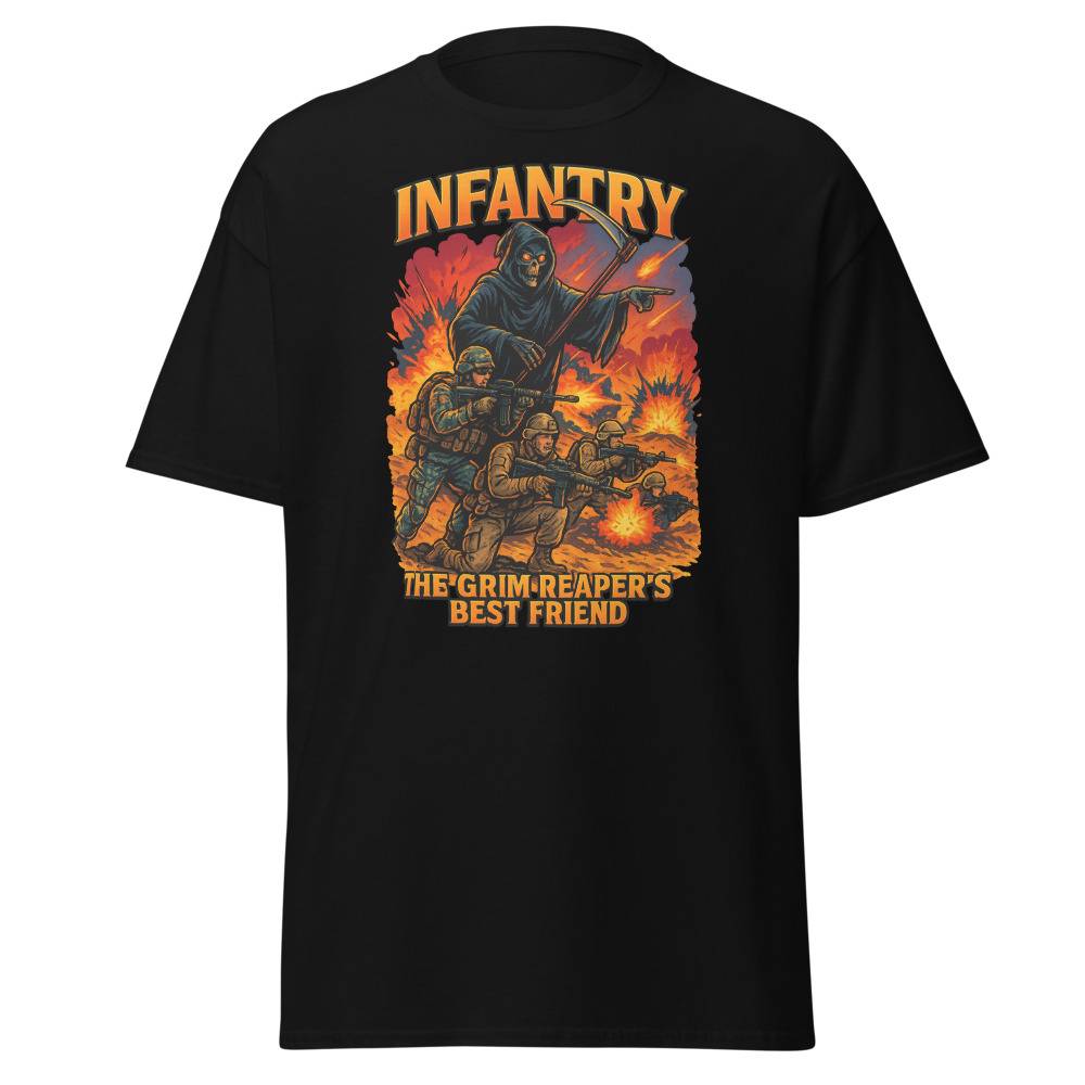 Infantry The Grim Reaper's Best Friend T-Shirt