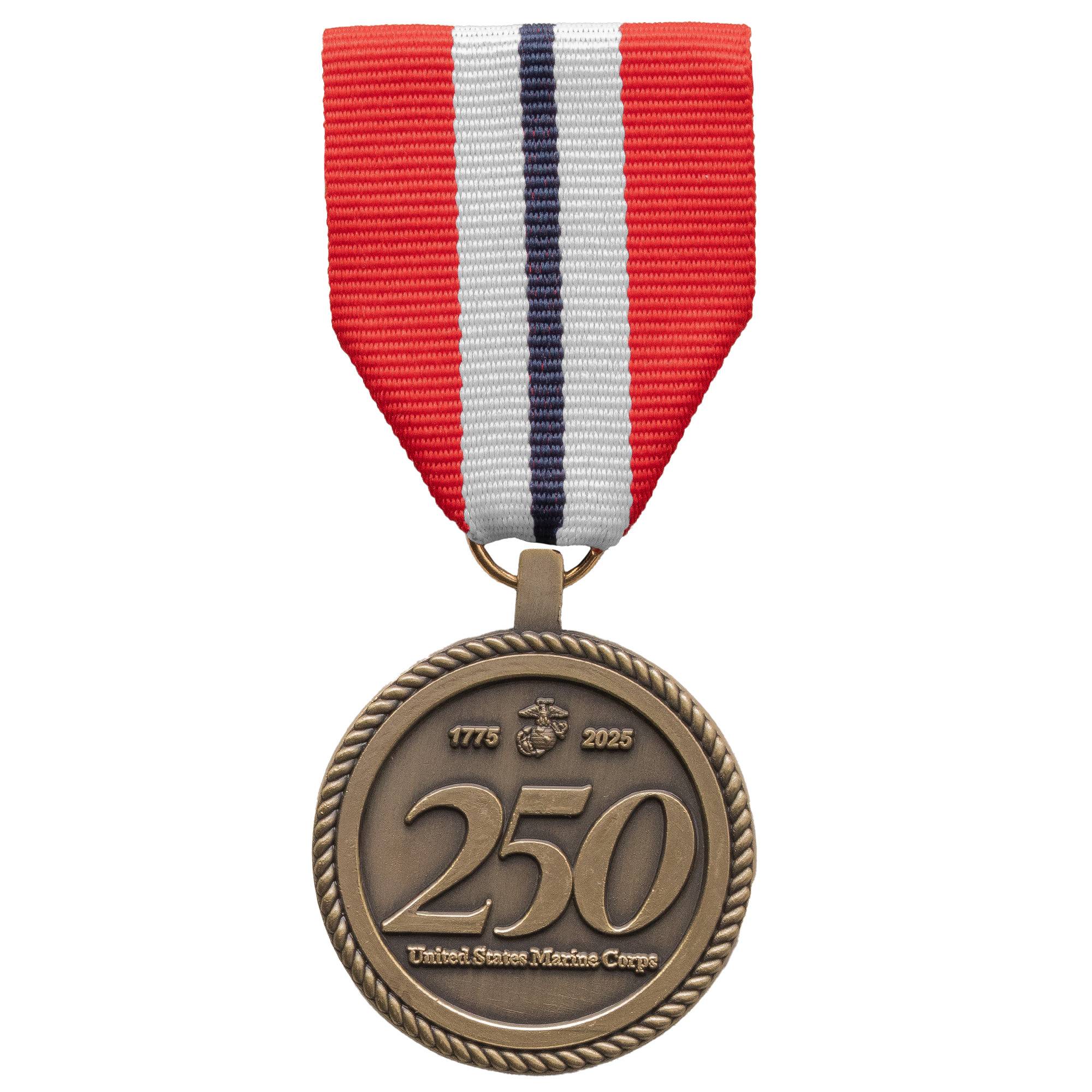 U.S. Marine Corps 250th Commemorative Full Size Medal