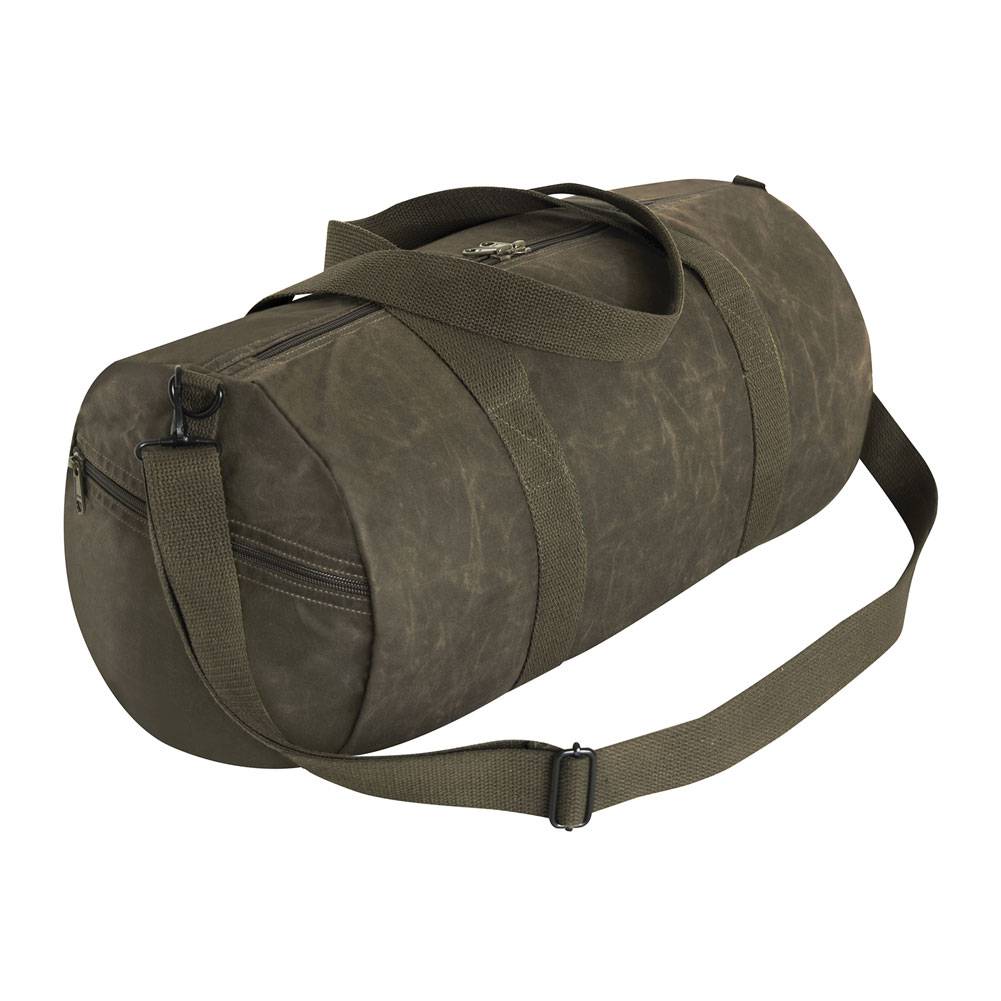 Waxed Canvas Duffle Bag - OD