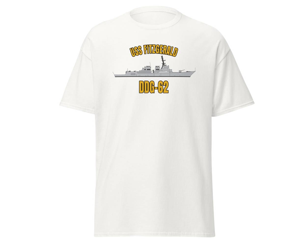 USS Fitzgerald DDG-62 Classic Navy T-Shirt