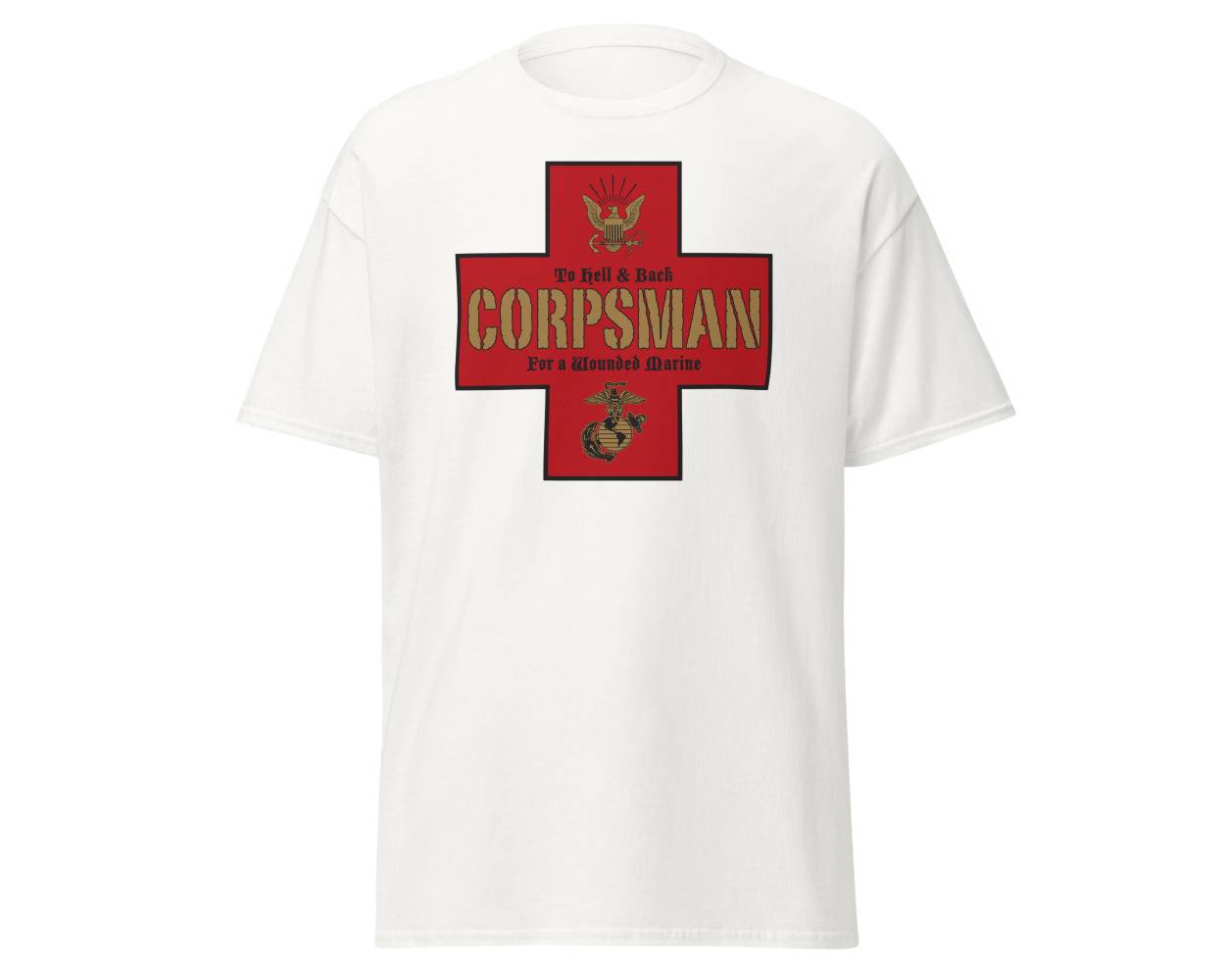 Hell & Back Corpsman Classic T-Shirt – Military & Navy Apparel