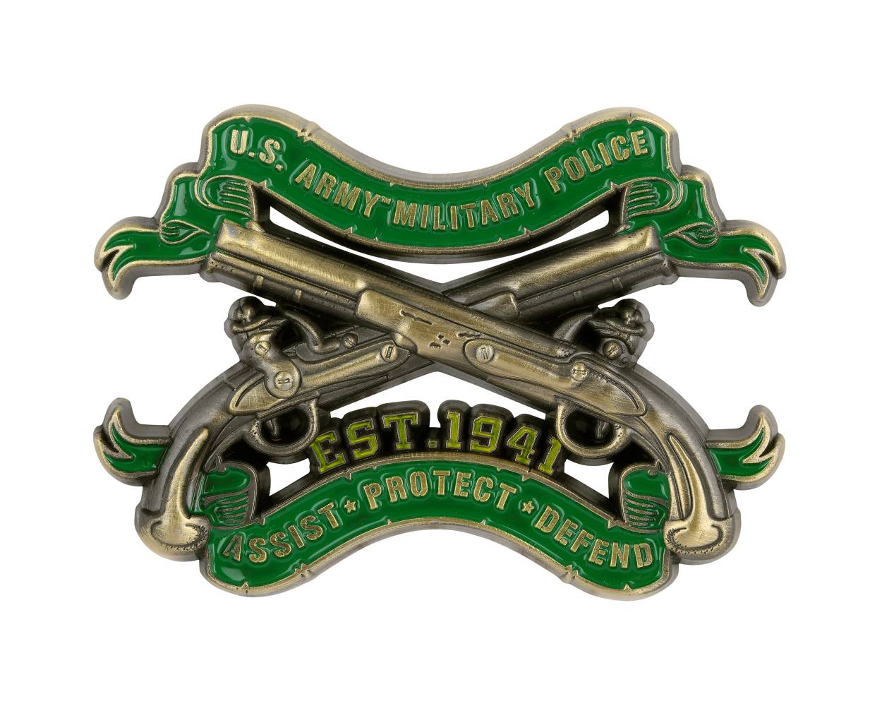 U.S. Army Military Police MP Banner Challenge Coin