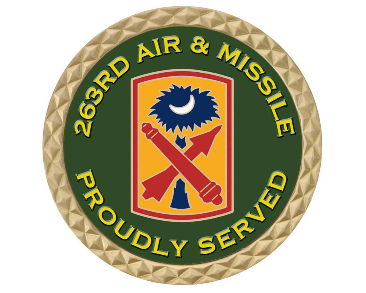 263rd Air And Missile Defense Command Challenge Coin