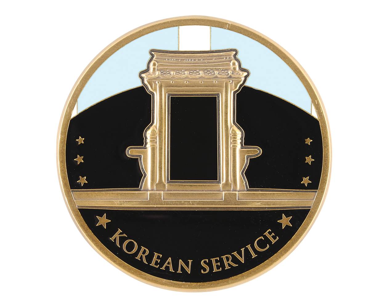 駐韓米軍チャレンジ Korean Service Challenge Coin