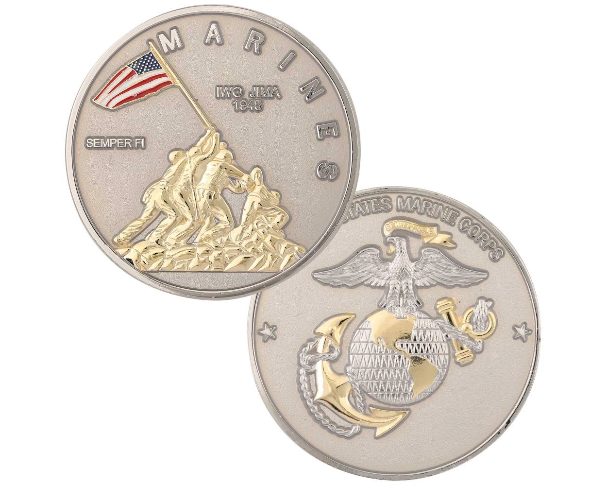 Amazon.com: USMC Challenge Coin - Veteran Marine Corps