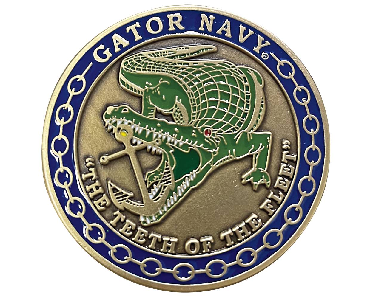 US NAVYチャレンジ Navy Amphibious Warfare Challenge Coin Gator Navy