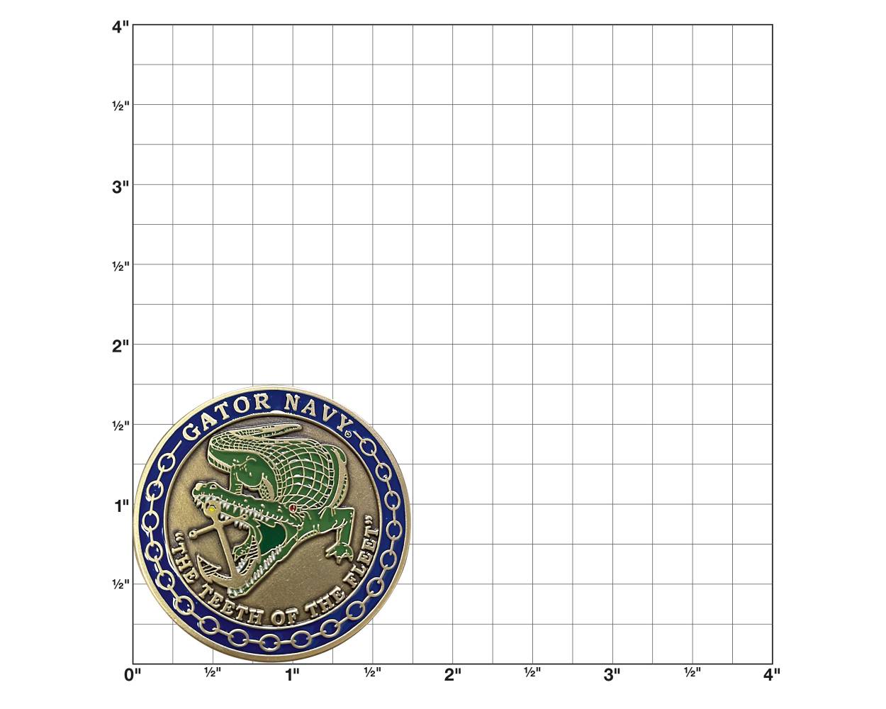 US NAVYチャレンジ Navy Amphibious Warfare Challenge Coin Gator Navy