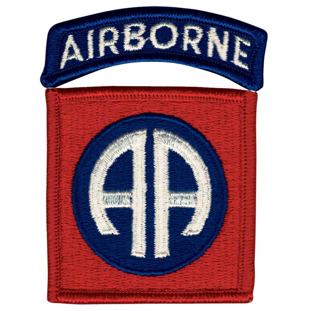 U.S ARMY 82nd Airborne Division color RICAMATE PATCH ORIGINALE 