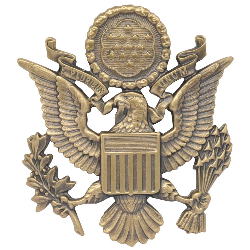 US Army AGSU Officer Cap Device
