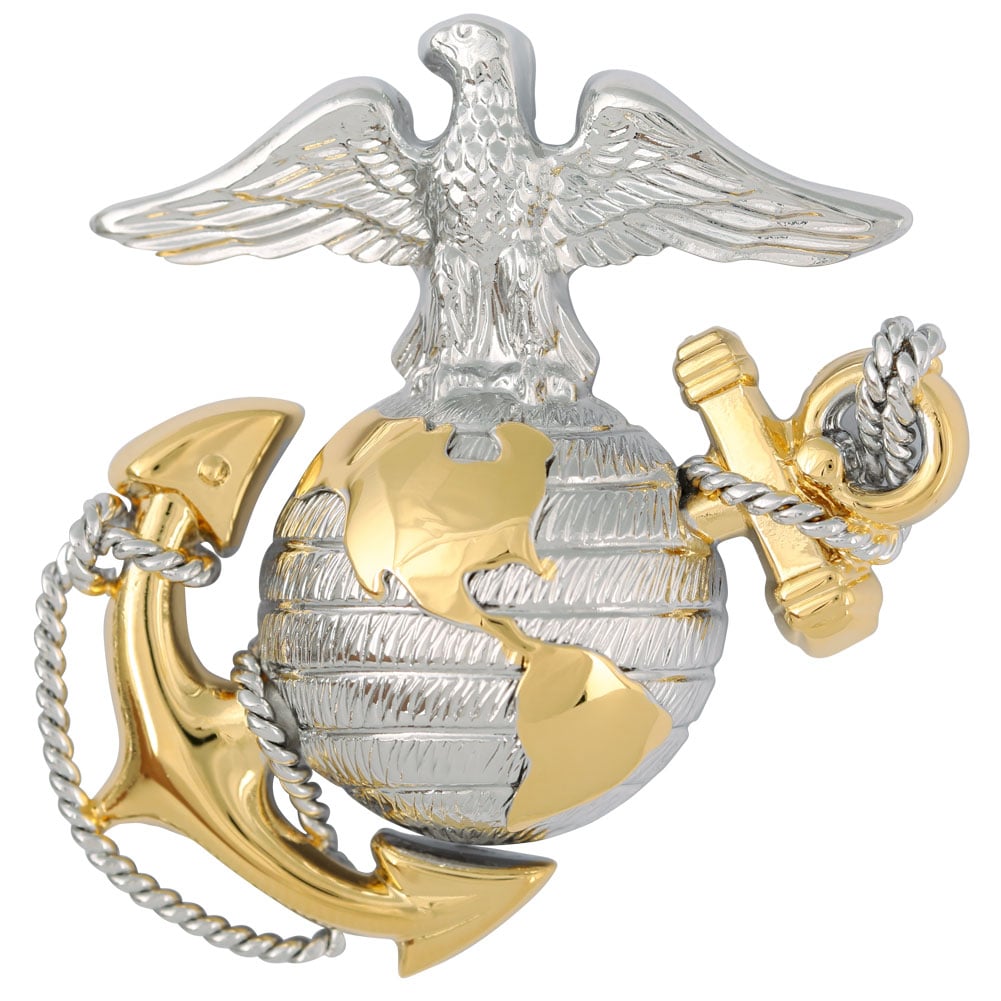 Marine Corps Officer Dress Hat Badge