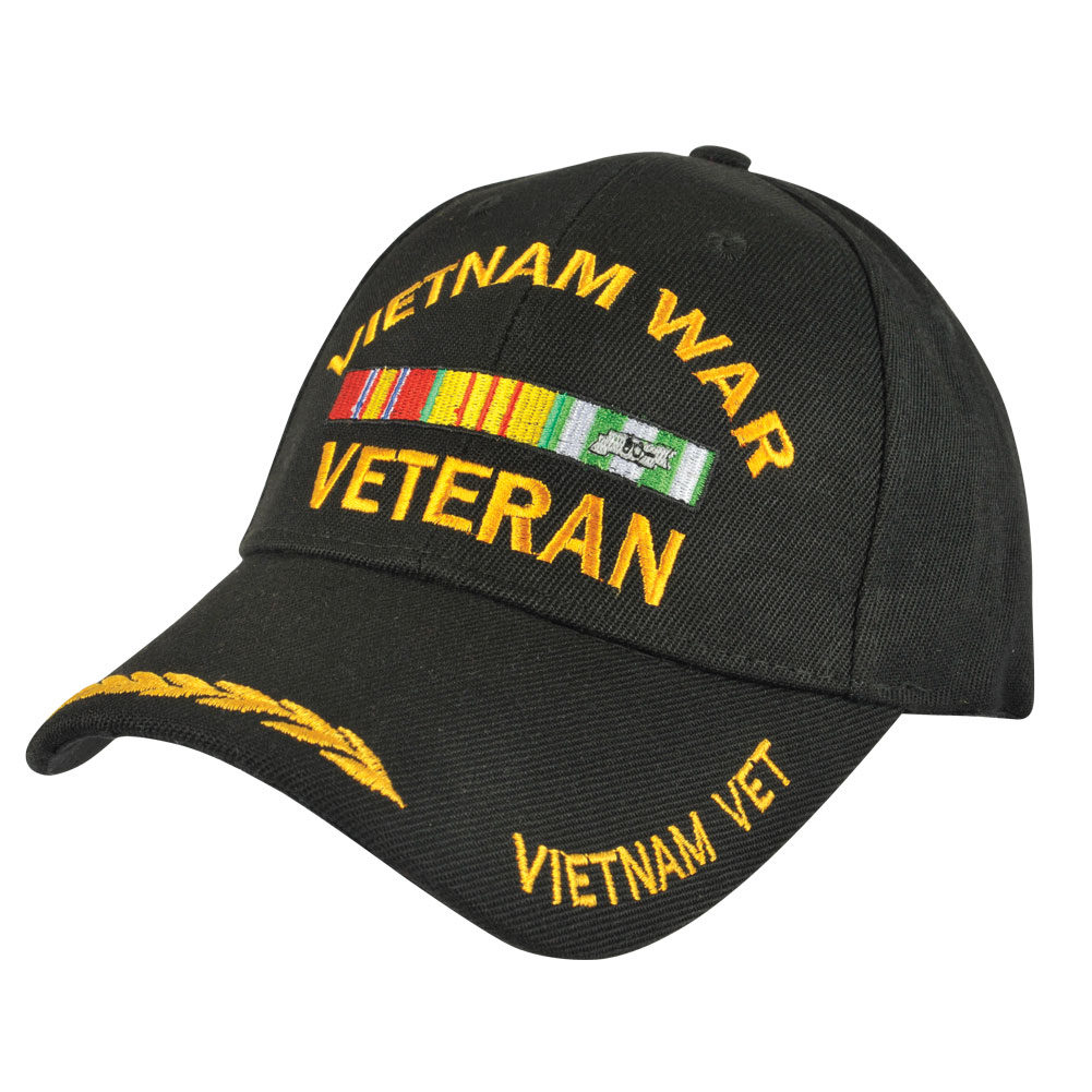 DA NANG VIETNAM VETERAN WITH RIBBONS BLACK CAP HAT NEW MILITARY BALLCAP HEADWEAR 